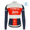 Completo Maglia ML + Pantaloncino con bretelle ML 2020 Trek-Segafredo Winter Invernale N001